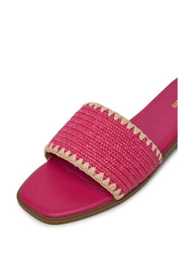 DeeZee Klapki 15-630-1 Różowy. Kolor: różowy. Materiał: materiał