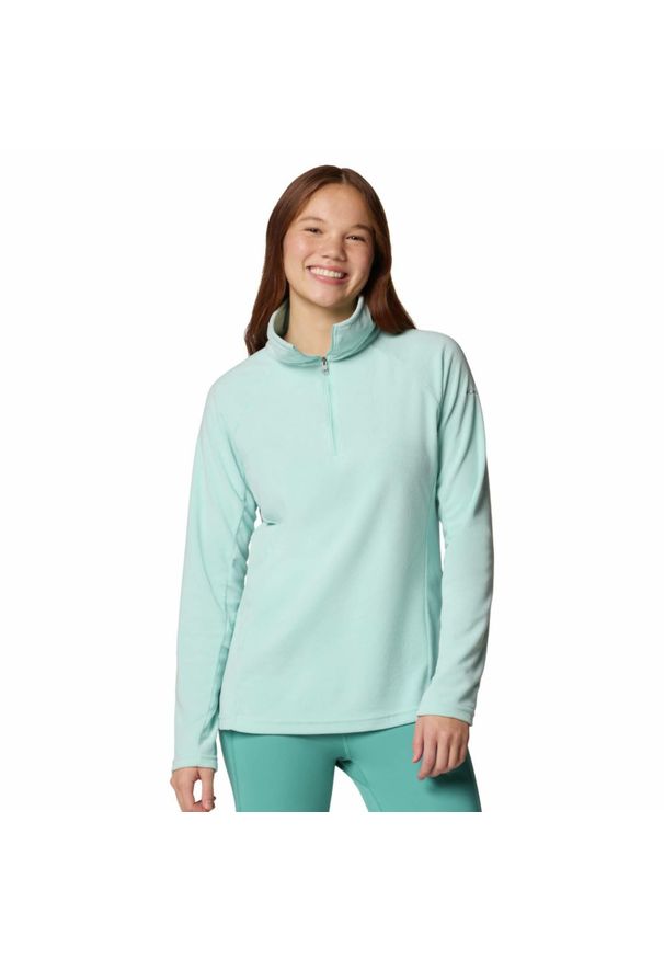 columbia - Bluza polarowa damska Columbia Glacial IV Half Zip. Kolor: zielony. Materiał: polar