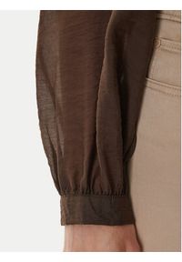 Guess Bluzka W6GH28 W1844 Brązowy Regular Fit. Kolor: brązowy. Materiał: lyocell #5