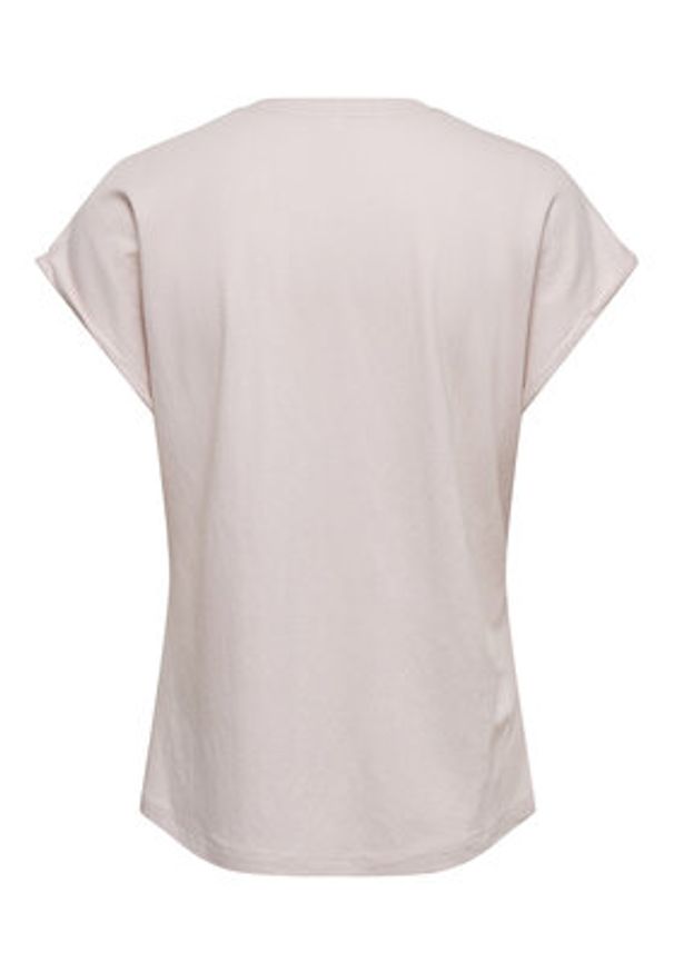 only - ONLY T-Shirt Jany 15372108 Różowy jasny Regular Fit. Kolor: różowy. Materiał: syntetyk