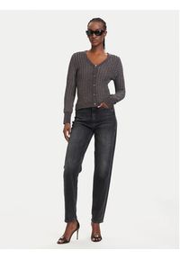 Guess Jeansy W2YA21 D4QD1 Czarny Mom Fit. Kolor: czarny #4