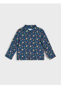 Sinsay - Bawełniana koszula z motywem świątecznym Grinch - granatowy. Kolor: niebieski. Materiał: bawełna. Styl: wizytowy #1