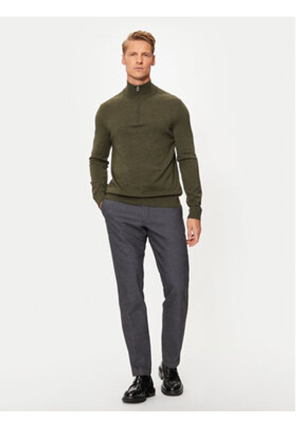 JOOP! Sweter 17 Jk-03Dario 30032603 Zielony Modern Fit. Kolor: zielony. Materiał: wełna