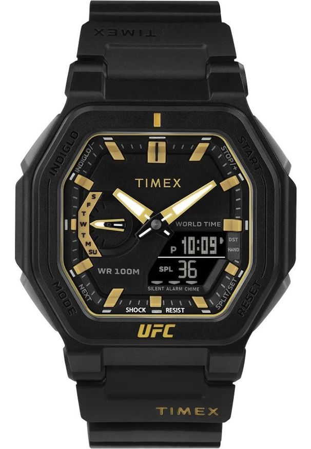Zegarek Timex Zegarek męski Timex TW2V55300 czarny. Kolor: czarny