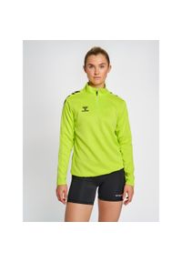 Bluza do piłki ręcznej damska Hummel hmlCORE XK. Kolor: zielony, żółty, wielokolorowy