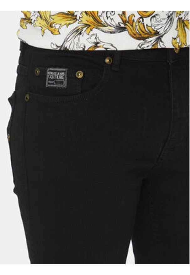 Versace Jeans Couture Jeansy 78GAB5S0 Czarny Slim Fit. Kolor: czarny