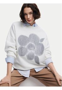 Desigual Bluza Flores 24WWSK33 Écru Regular Fit. Materiał: bawełna #6