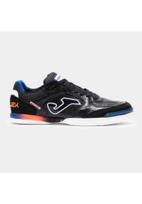 Buty do piłki nożnej halowej Joma Top Flex Futsal. Kolor: czarny. Materiał: skóra. Sport: piłka nożna, fitness
