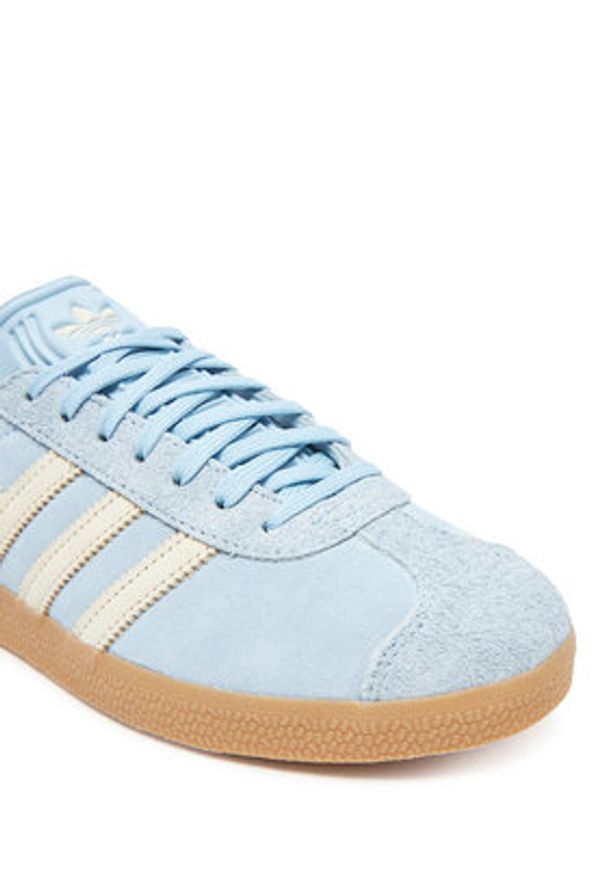 Adidas - adidas Sneakersy Gazelle JS1383 Niebieski. Kolor: niebieski. Materiał: skóra. Model: Adidas Gazelle