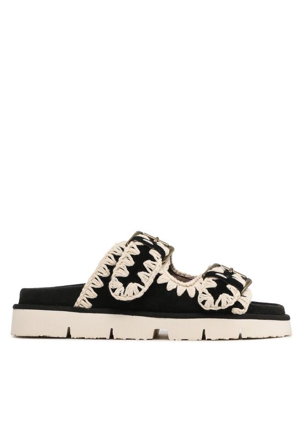 Klapki Mou. Kolor: czarny