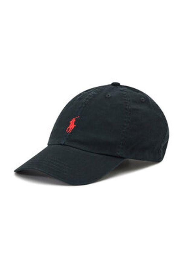 Polo Ralph Lauren Czapka z daszkiem Clsc Cap 323552489001 Czarny. Kolor: czarny. Materiał: materiał