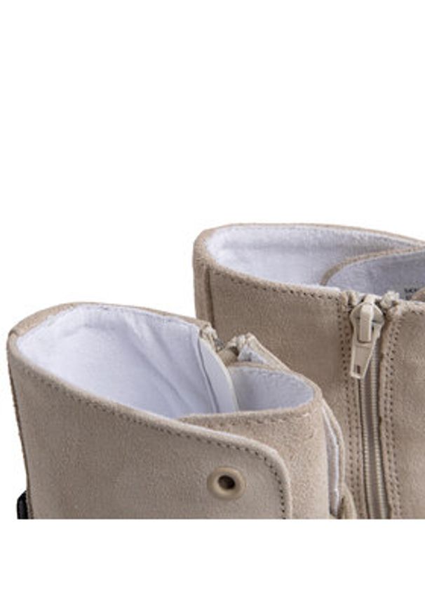 Steve Madden Trapery Skylar SM11001184-03002-846 Beżowy. Kolor: beżowy. Materiał: zamsz, skóra