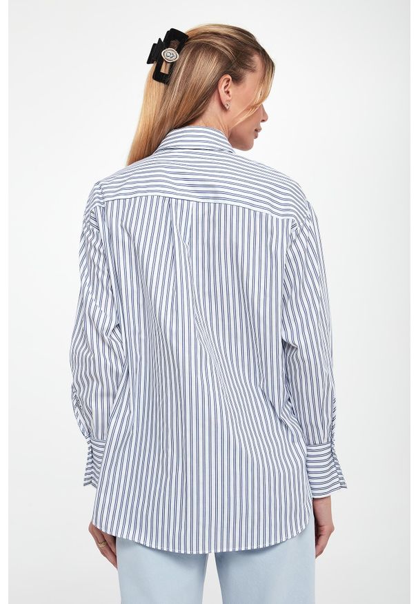 Elisabetta Franchi - Koszula damska w paski ELISABETTA FRANCHI. Wzór: paski