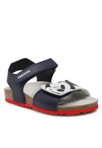 Geox Sandały B Sandal Chalki Boy B152QC000BCC4084 S Granatowy. Kolor: niebieski #2