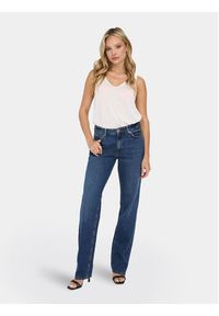 only - ONLY Jeansy Jaci 15296923 Niebieski Straight Fit. Kolor: niebieski