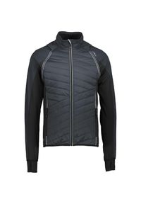 Kurtka hybrydowa męska CMP. Kolor: czarny, szary, wielokolorowy. Materiał: softshell. Sport: turystyka piesza