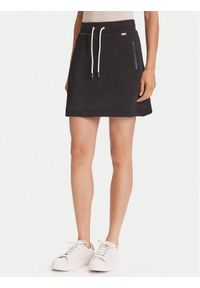 Guess Spódnica mini V5YD03 KBSL2 Czarny Regular Fit. Kolor: czarny. Materiał: syntetyk