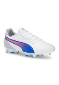 Puma - Buty piłkarskie męskie PUMA King Match MxSG. Kolor: biały. Sport: piłka nożna