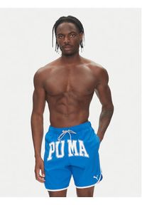 Puma Szorty kąpielowe 938845 Niebieski Regular Fit. Kolor: niebieski. Materiał: syntetyk