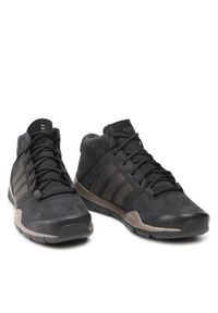 Adidas - adidas Trekkingi Anzit Dlx Mid M18558 Czarny. Kolor: czarny. Materiał: nubuk, skóra. Sport: turystyka piesza