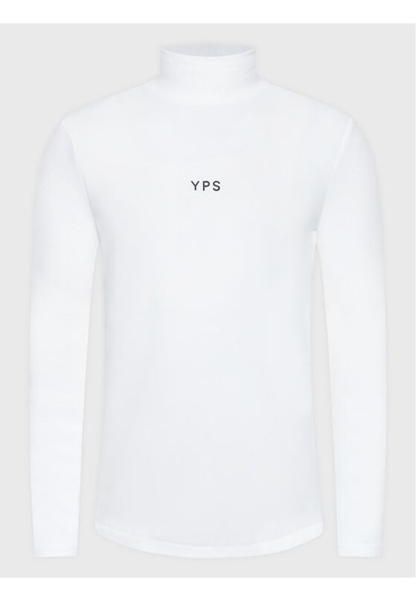 Young Poets Society Sweter Keny Logo 107674 Biały Regular Fit. Kolor: biały. Materiał: bawełna