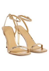 MICHAEL Michael Kors Sandały Liana 40T5LNHS1M Złoty. Kolor: złoty. Materiał: skóra #5