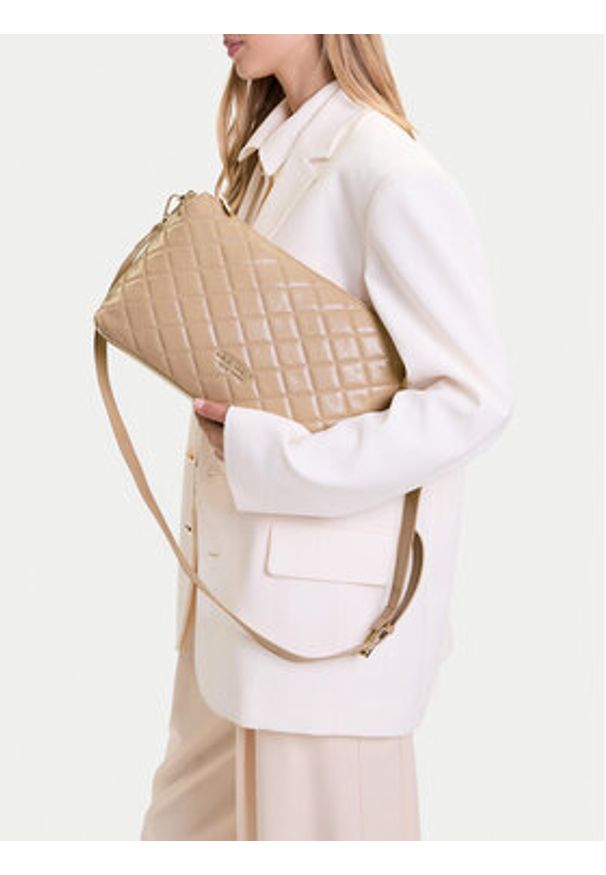 Nine West Torebka CEO-AGATHA-LA482-3035 Beżowy. Kolor: beżowy