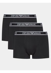 Emporio Armani Underwear Komplet 3 par bokserek 111473 3R717 21320 Czarny. Kolor: czarny. Materiał: bawełna