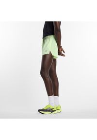 Spodenki męskie New Balance MB6140TLAFG – zielone. Kolor: zielony. Materiał: poliester, nylon, materiał #4