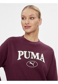 Puma Bluza Puma Squad 621488 Bordowy Regular Fit. Kolor: czerwony. Materiał: bawełna #4