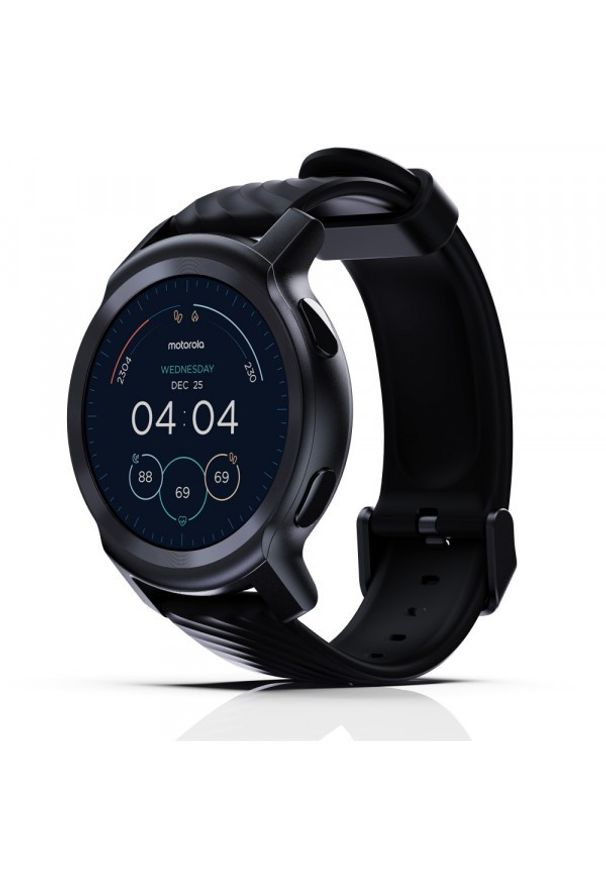 MOTOROLA - Smartwatch Motorola Moto Watch 100 Phantom Black. Rodzaj zegarka: smartwatch. Styl: sportowy, casual, elegancki
