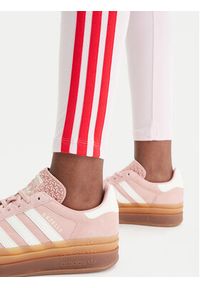 Adidas - adidas Legginsy Essentials 3-Stripes KC5180 Różowy Slim Fit. Kolor: różowy. Materiał: bawełna #4