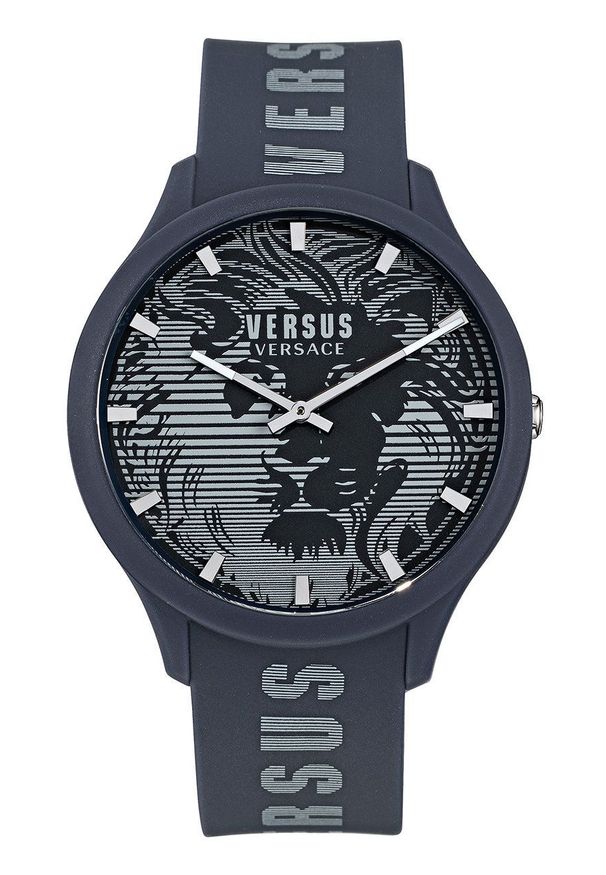 Versus Versace Zegarek VSP1O0221 męski kolor czarny. Kolor: czarny. Materiał: tworzywo sztuczne, materiał