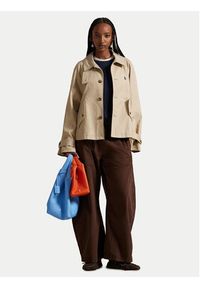 Polo Ralph Lauren Trencz 211A93141001 Beżowy Oversize. Typ kołnierza: polo. Kolor: beżowy. Materiał: bawełna #2