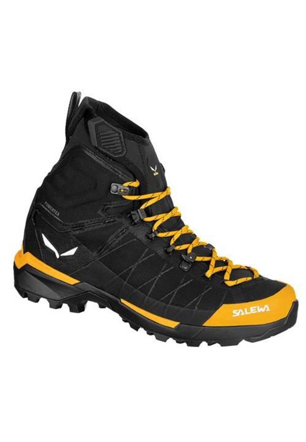 Buty trekkingowe męskie Salewa Ortles Light Mid Powertex. Kolor: wielokolorowy. Materiał: materiał, syntetyk, nylon. Szerokość cholewki: normalna