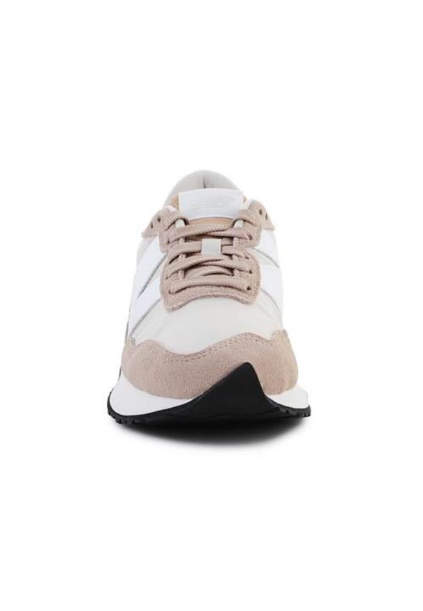 Buty do chodzenia damskie New Balance 237. Zapięcie: sznurówki. Kolor: beżowy. Materiał: zamsz, materiał, skóra. Szerokość cholewki: normalna. Sport: turystyka piesza