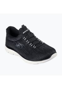 skechers - Buty damskie SKECHERS Summits Fun Flare. Kolor: biały, wielokolorowy, czarny