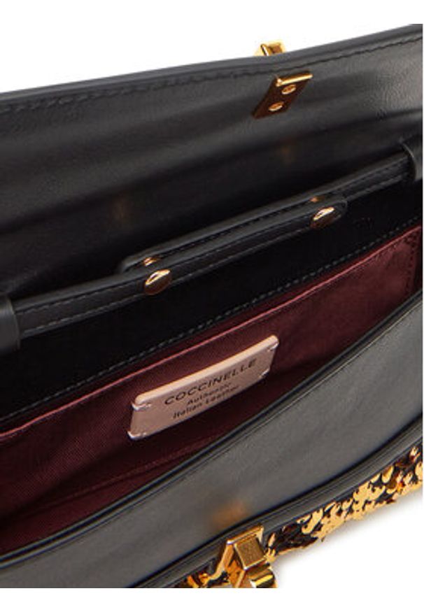 Coccinelle Torebka E1 S5G 19 01 01 Złoty. Kolor: złoty. Materiał: skórzane