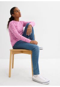 bonprix - Bluzka z długim rękawem z czystej bawełny organicznej (3 szt.). Kolor: zielony. Materiał: bawełna. Długość rękawa: długi rękaw. Długość: długie #3