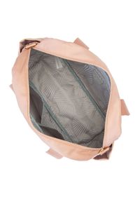 Wittchen - Torba podróżna z nylonu mała. Kolor: beżowy. Materiał: nylon #5