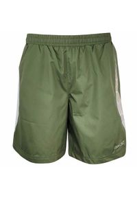 Spodnie sportowe męskie Reebok ART271394. Kolor: zielony. Materiał: materiał, syntetyk. Długość: krótkie