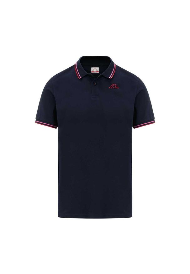 Polo Kappa Logo Korpo Ezio 2. Typ kołnierza: polo. Kolor: czerwony, niebieski, wielokolorowy