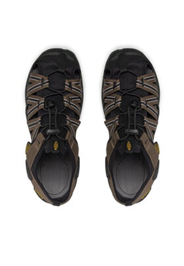 keen - Keen Sandały Drift Greek H2 1026123 Czarny. Kolor: czarny. Materiał: materiał
