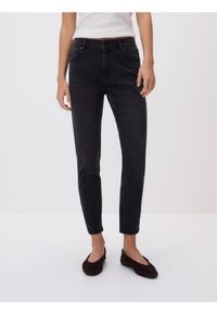 Reserved - Jeansy slim - czarny. Kolor: czarny #1