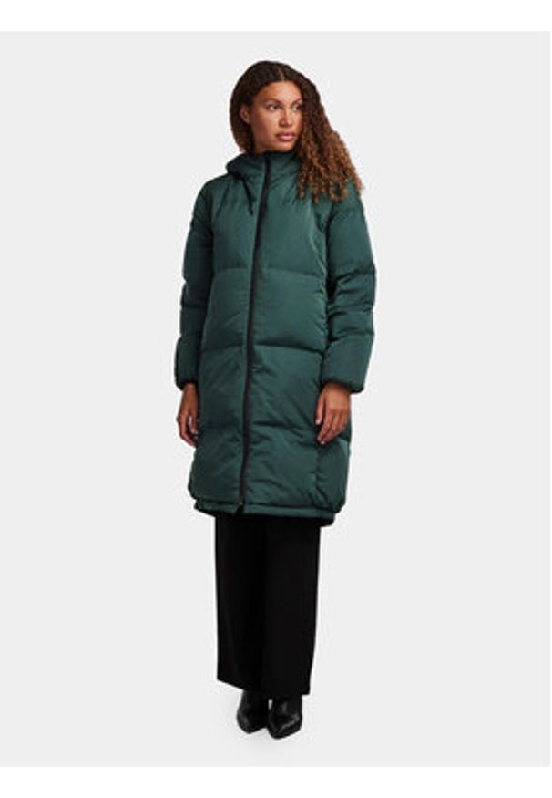 YAS Kurtka puchowa 26031874 Zielony Regular Fit. Kolor: zielony. Materiał: syntetyk