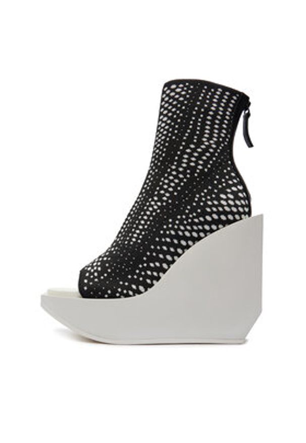 United Nude Botki Wa Fab Hi 10850510117 Czarny. Kolor: czarny. Materiał: materiał