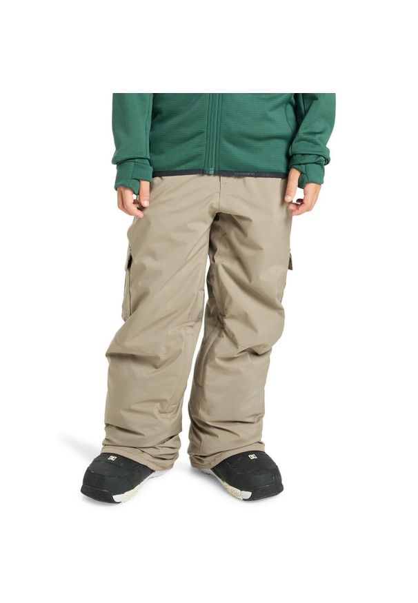 Quiksilver - Spodnie do sportów zimowych techniczne dla Chłopców PORTER. Kolor: brązowy. Materiał: poliester, materiał. Sezon: zima. Sport: narciarstwo
