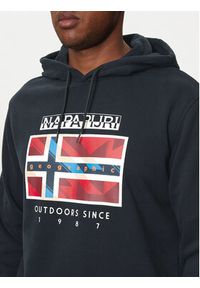 Napapijri Bluza B-Dorees NP0A4IBD Granatowy Relaxed Fit. Kolor: niebieski. Materiał: bawełna #5