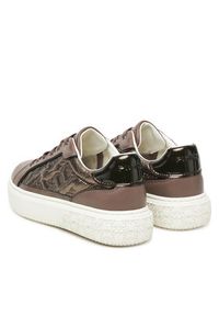 Pinko - PINKO Sneakersy Yoko 21 SS0103P100 Brązowy. Kolor: brązowy. Materiał: skóra #3