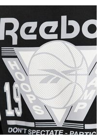 Reebok Bluza Basketball IL4432 Czarny Regular Fit. Kolor: czarny. Materiał: bawełna #5